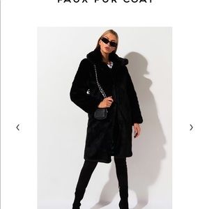 Akira Faux fur coat